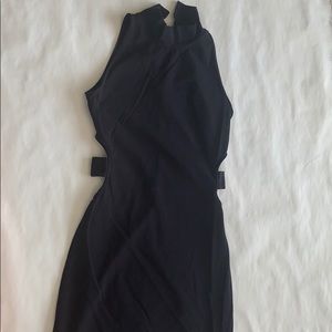 Black cutout dress